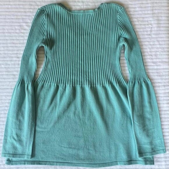 Size Small Women's Chadwicks Flared Blue Sweater - Picture 6 of 6